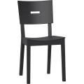 Καρέκλα Simple-Μαύρο από Μασίφ Ξύλο  43 x  50  x  86 εκ. | Mycollection.gr