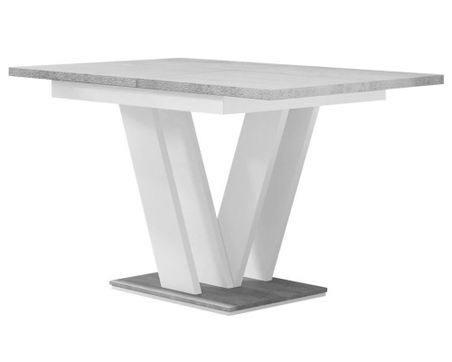 Τραπέζι Masiv Επεκτεινόμενο-Leuko - Gkri από Μοριοσανίδα  120 x  80  x  75 εκ.