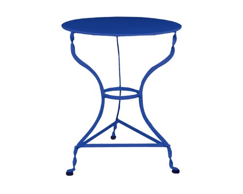 Παραδοσιακο Τραπέζι - K/D - Μέταλλο Βαφή Μπλε Φ60x71cm