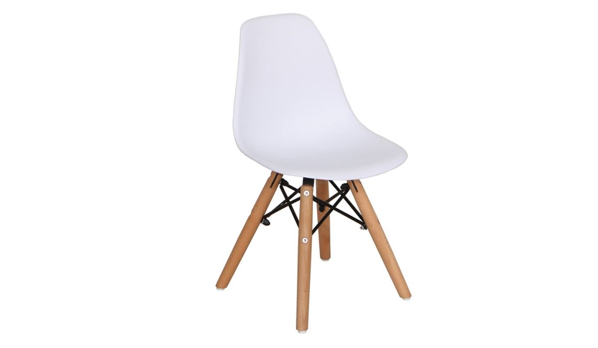 Art Wood Kid Καρέκλα Ξύλο - Pp Άσπρο 32x34x57cm | Mycollection.gr