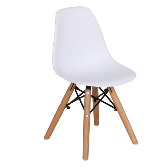 Art Wood Kid Καρέκλα Ξύλο - Pp Άσπρο 32x34x57cm