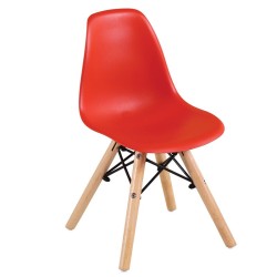 Art Wood Kid Καρέκλα Ξύλο - Pp Κόκκινο 32x34x57cm
