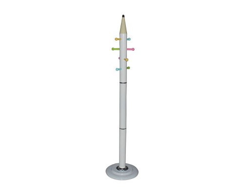 Pencil Καλόγερος Μέταλλο Βαφή Άσπρο Φ37x170cm