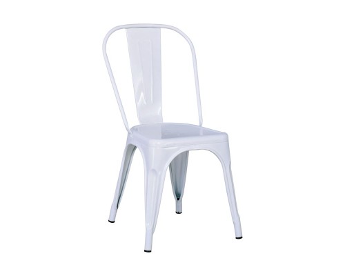Relix Καρέκλα, Μέταλλο Βαφή Άσπρο 44x49x84cm