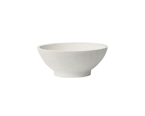 Flower Pot-9 Απόχρωση Milk White Φ45x18cm