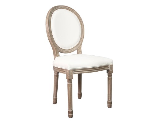 Jameson Καρέκλα K/D Τραπεζαρίας Σαλονιού, Decape, Pu Άσπρο 49x55x95cm