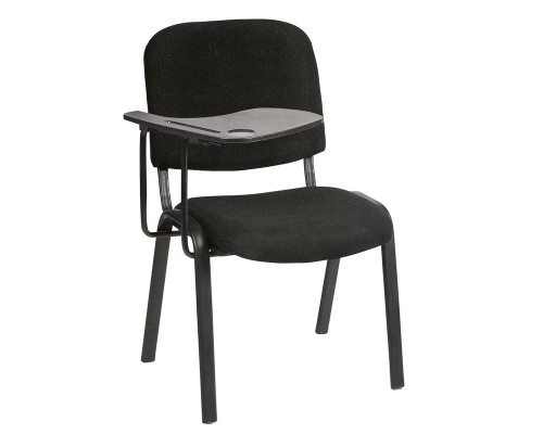 Sigma Καρέκλα Θρανίο, Μέταλλο Βαφή Μαύρο, Ύφασμα Μαύρο 65x70x77cm / Σωλ.35x16/1mm