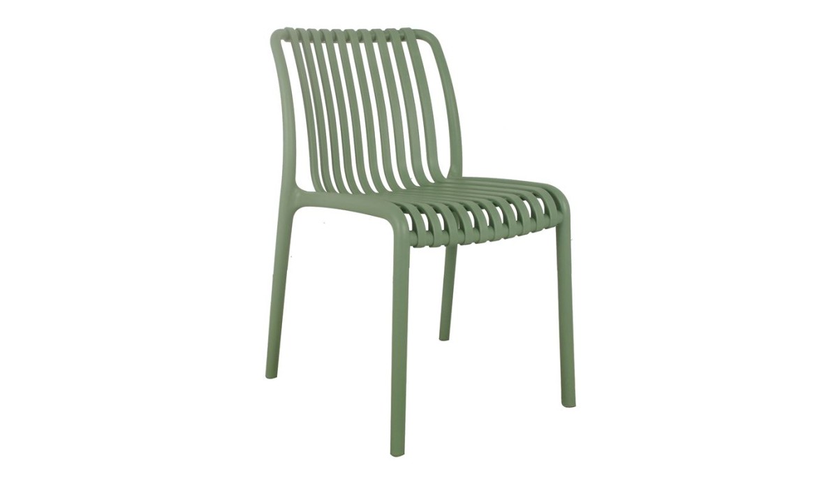 Moda Καρέκλα-Pro Στοιβαζόμενη Pp - Uv Protection, Απόχρωση Πράσινο 48x57x80cm | Mycollection.gr
