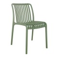 Moda Καρέκλα-Pro Στοιβαζόμενη Pp - Uv Protection, Απόχρωση Πράσινο 48x57x80cm | Mycollection.gr