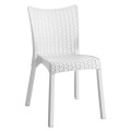 Doret Καρέκλα Στοιβαζόμενη Pp Άσπρο, Με Πόδι Αλουμινίου 50x55x83cm | Mycollection.gr