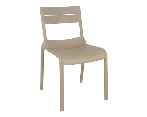 Serena Καρέκλα, Στοιβαζόμενη Pp - Uv Cappuccino 51x56x82cm