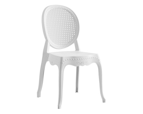 Dynasty Καρέκλα Εστίασης - Catering Στοιβαζόμενη Pp Άσπρο 48x52x88cm