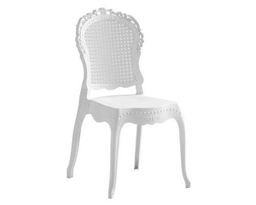 Codess Καρέκλα Εστίασης - Catering Στοιβαζόμενη Pp Άσπρο 47x52x88cm