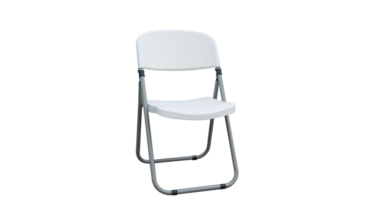 Foster Καρέκλα Πτυσσόμενη Pp Άσπρο 49x56x82cm | Mycollection.gr