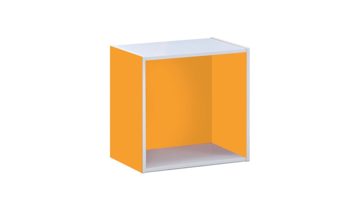 Decon Cube Kουτί Απόχρωση Πορτοκαλί 40x29x40cm | Mycollection.gr