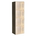 Closet Ντουλάπι Βοηθητικό Τετράφυλλο, Απόχρωση Sonoma 42x30x106cm | Mycollection.gr