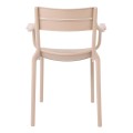 Serena Πολυθρόνα, Στοιβαζόμενη Pp - Uv Cappuccino 59x55x81cm | Mycollection.gr