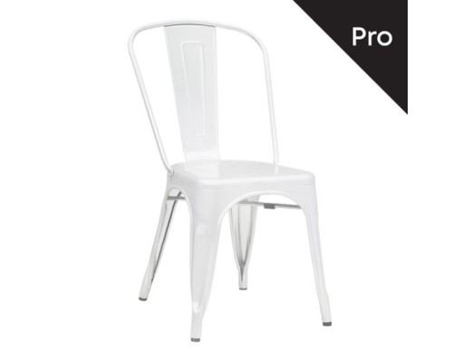 Relix Καρέκλα-Pro, Μέταλλο Βαφή Άσπρο 45x51x85cm