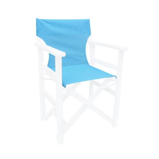 Textilene Για Πολυθρόνα Σκηνοθέτη, Απόχρωση Γαλάζιο 600gr/m2