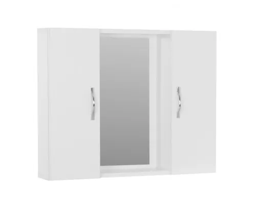 Ντουλάπι Μπάνιου Με Καθρέπτη Λευκό Hm9130 75X15X60 Εκ.