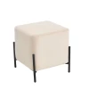 BELLA/S ΣΚΑΜΠΟ BEIGE VELVET ΥΦΑΣΜΑ 36X36Χ38εκ.