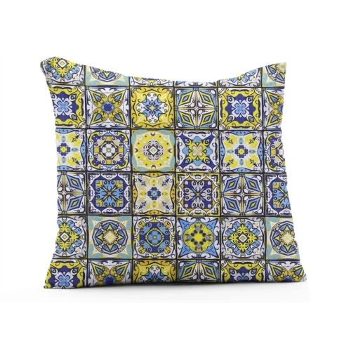 Μαξιλάρι καναπέ - δαπέδου Patch Mosaic design | Ύφασμα Λονέτα