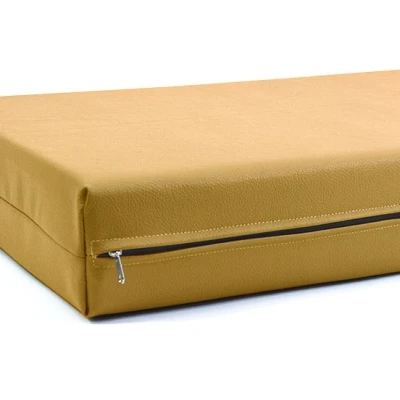 Μαξιλάρι Για Καναπέ / Παλέτα Δερματίνη Odario 2 - Light Tabac Brown Με Φερμουάρ
