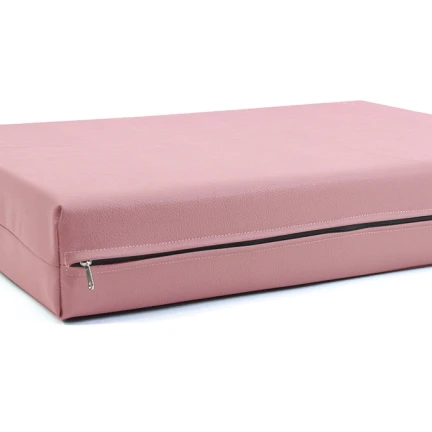 Μαξιλάρι Για Καναπέ / Παλέτα Δερματίνη Odario 23 - Baby Pink Με Φερμουάρ