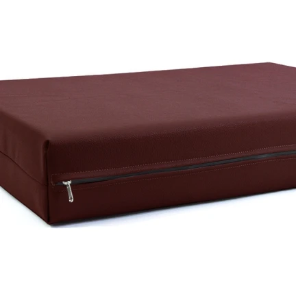 Μαξιλάρι Για Καναπέ / Παλέτα Δερματίνη Odario 9 - Burgundy Red Με Φερμουάρ