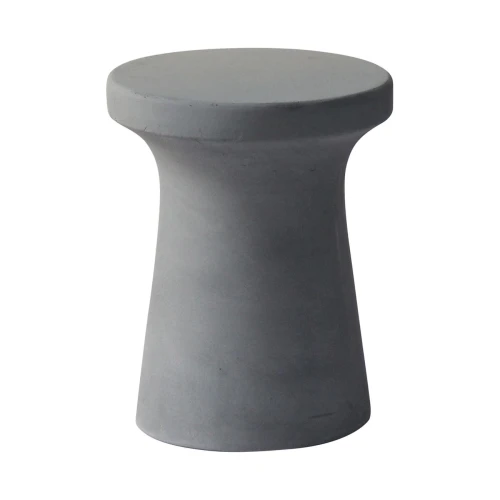 Concrete Σκαμπό Κήπου - Βεράντας, Cement Grey Φ.35cm H.45cm