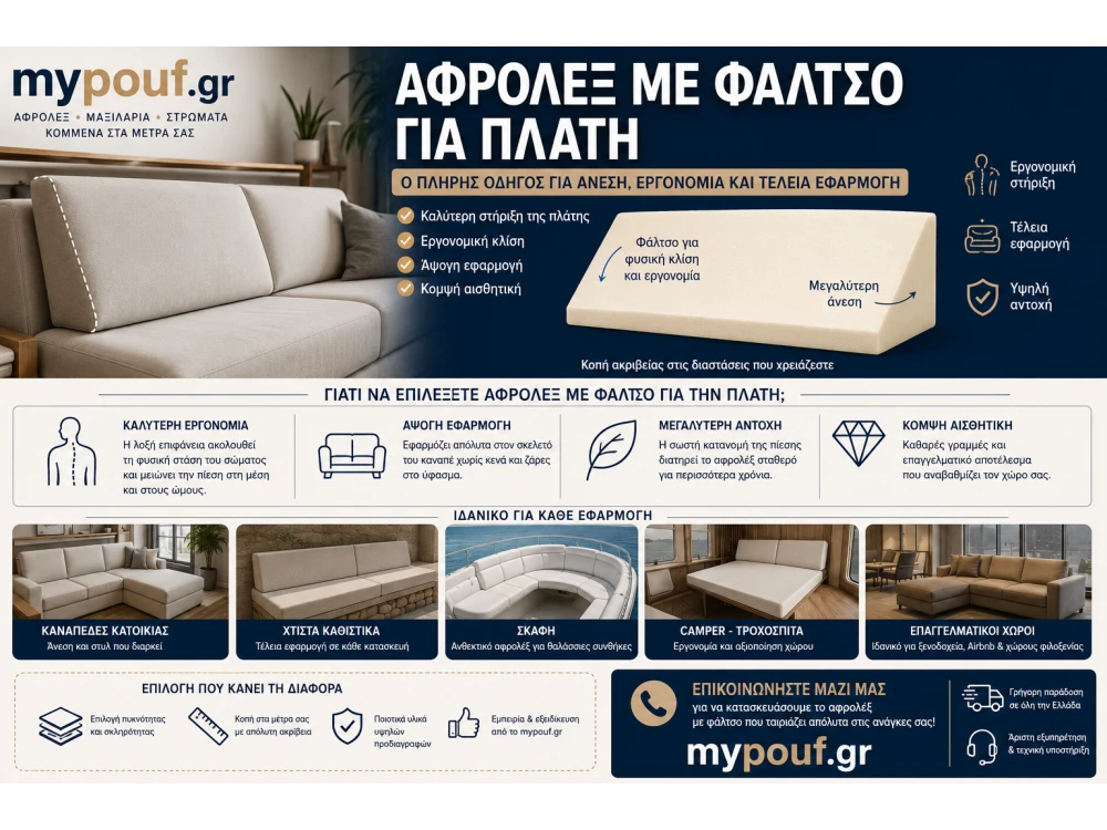 Αφρολέξ με Φάλτσο για Πλάτη | Ο Απόλυτος Οδηγός