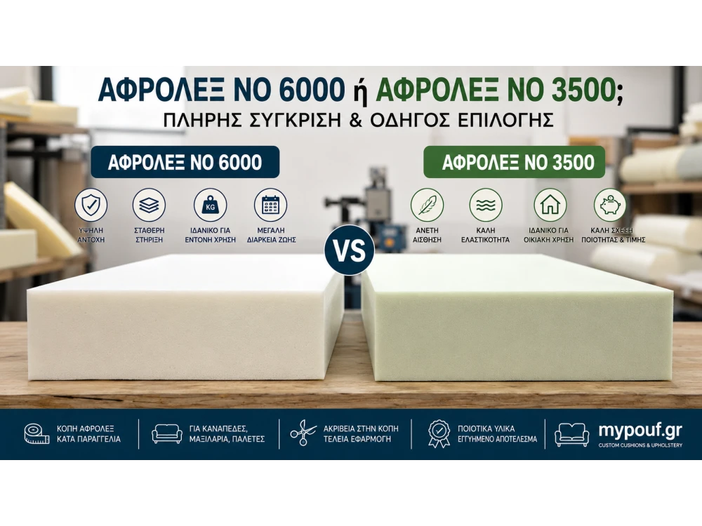 Αφρολέξ Νο 6000 ή Αφρολέξ Νο 3500; Πλήρης Οδηγός Επιλογής