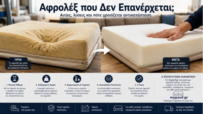 Αφρολέξ που Δεν Επανέρχεται | Αιτίες & Λύσεις