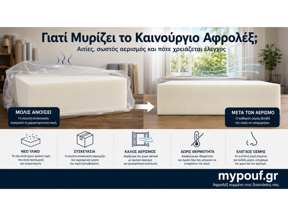 Γιατί Μυρίζει το Καινούργιο Αφρολέξ;