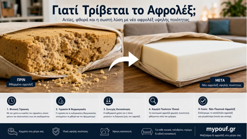 Γιατί Τρίβεται το Αφρολέξ; Αιτίες, Λύσεις & Αντικατάσταση