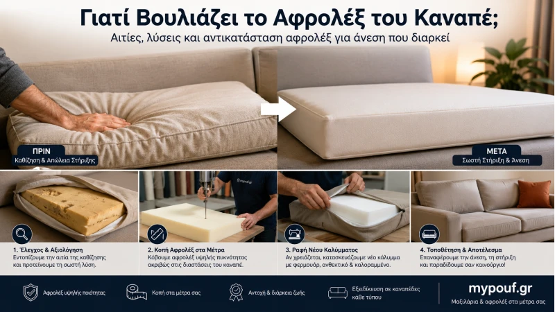 Γιατί Βουλιάζει το Αφρολέξ του Καναπέ;