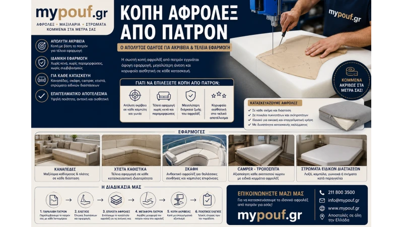Κοπή Αφρολέξ από Πατρόν | Ο Απόλυτος Οδηγός