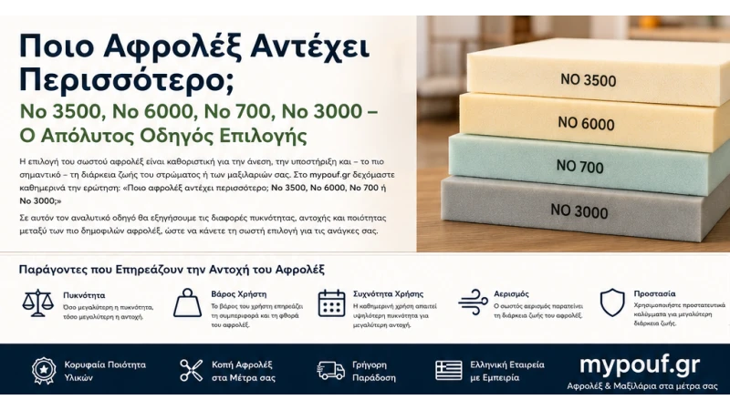 Ποιο Αφρολέξ Αντέχει Περισσότερο;
