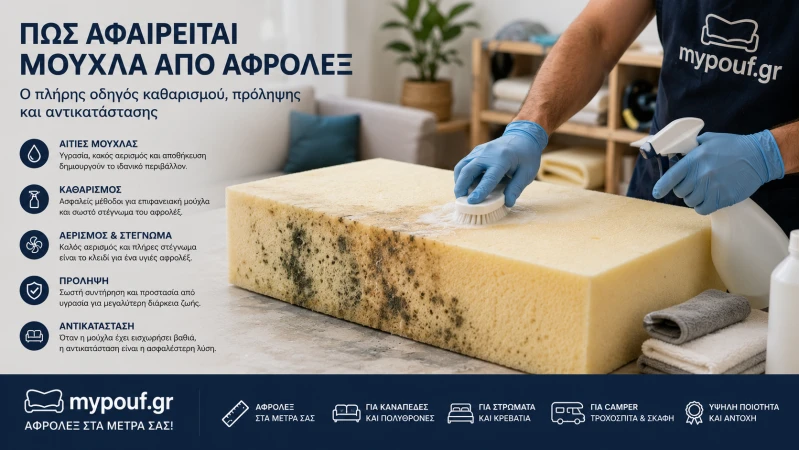 Πώς Αφαιρείται η Μούχλα από το Αφρολέξ; Πλήρης Οδηγός