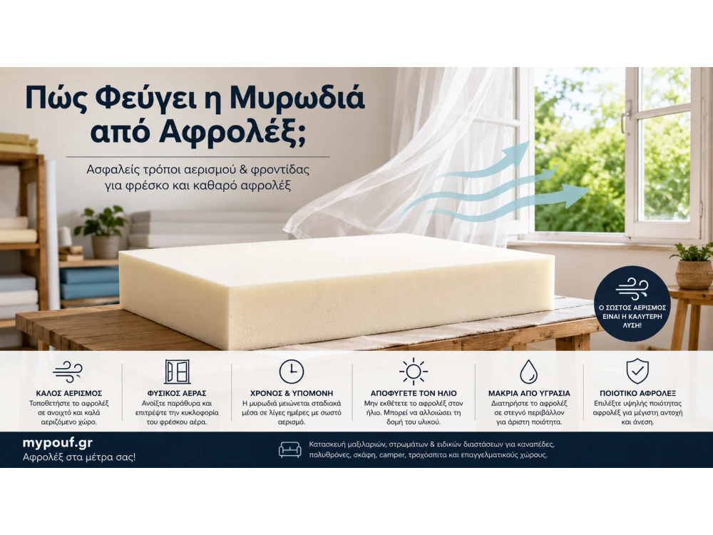 Πώς Φεύγει η Μυρωδιά από Αφρολέξ; Ο Απόλυτος Οδηγός