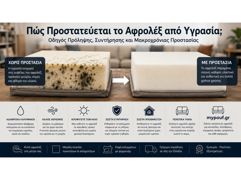 Πώς Προστατεύεται το Αφρολέξ από Υγρασία; Ο Απόλυτος Οδηγός