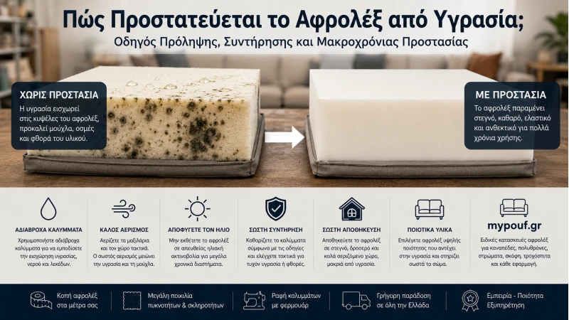 Πώς Προστατεύεται το Αφρολέξ από Υγρασία; Ο Απόλυτος Οδηγός