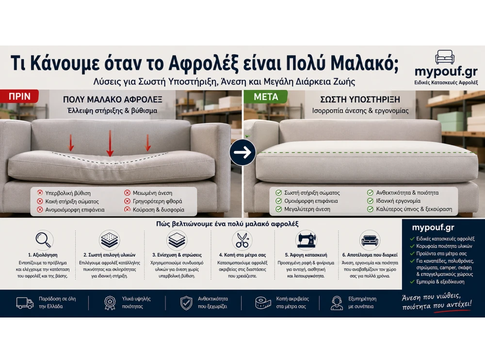Τι Κάνουμε όταν το Αφρολέξ Είναι Πολύ Μαλακό;